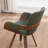 Braiden Swivel Faux Leather Dining Chair-610463324