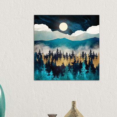 Evening Mist - Wrapped Canvas Painting