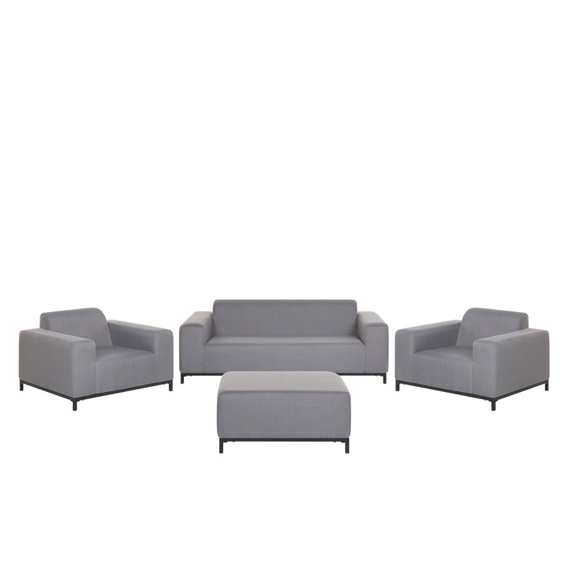 Fremantle 5 Seater Sofa Set, Grey