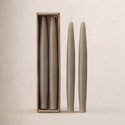 2-Piece Unscented Taper Candles
