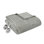 Couverture chauffante cordée en peluche