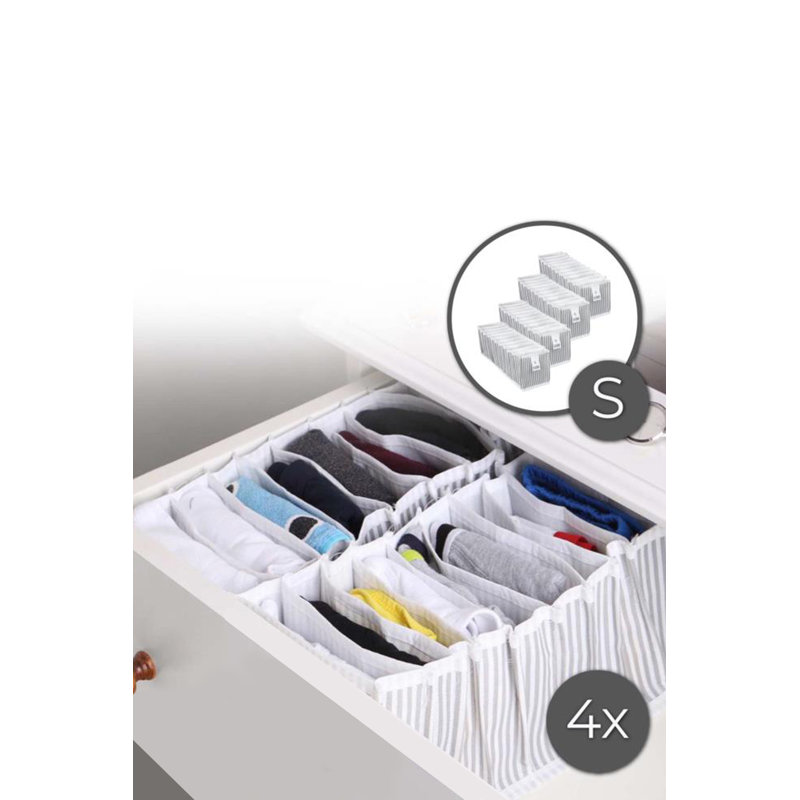 Ensemble de bacs de rangement en tissu