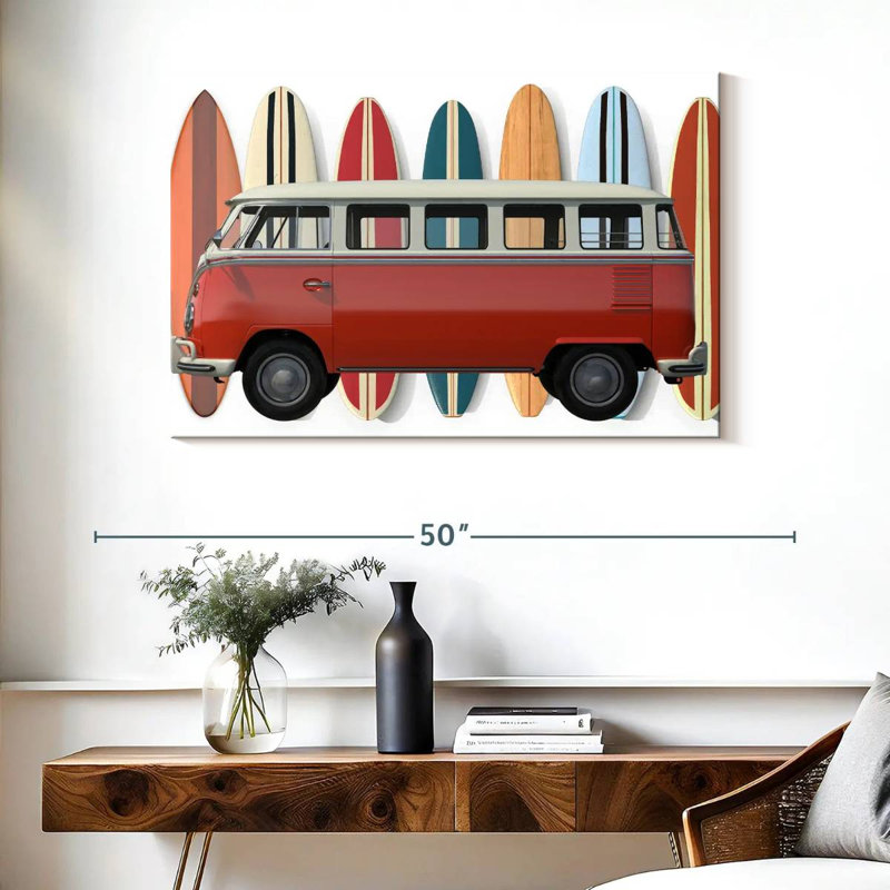 Mehar Surfer Van, 26" H x 39" W