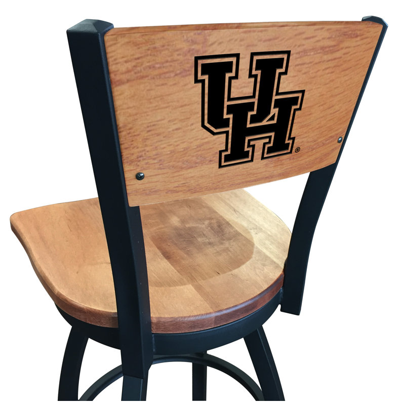 Tabouret tournant NCAA, Érable moyen, Houston Cougars, Tabouret de comptoir (siège d'une hauteur de 25 p