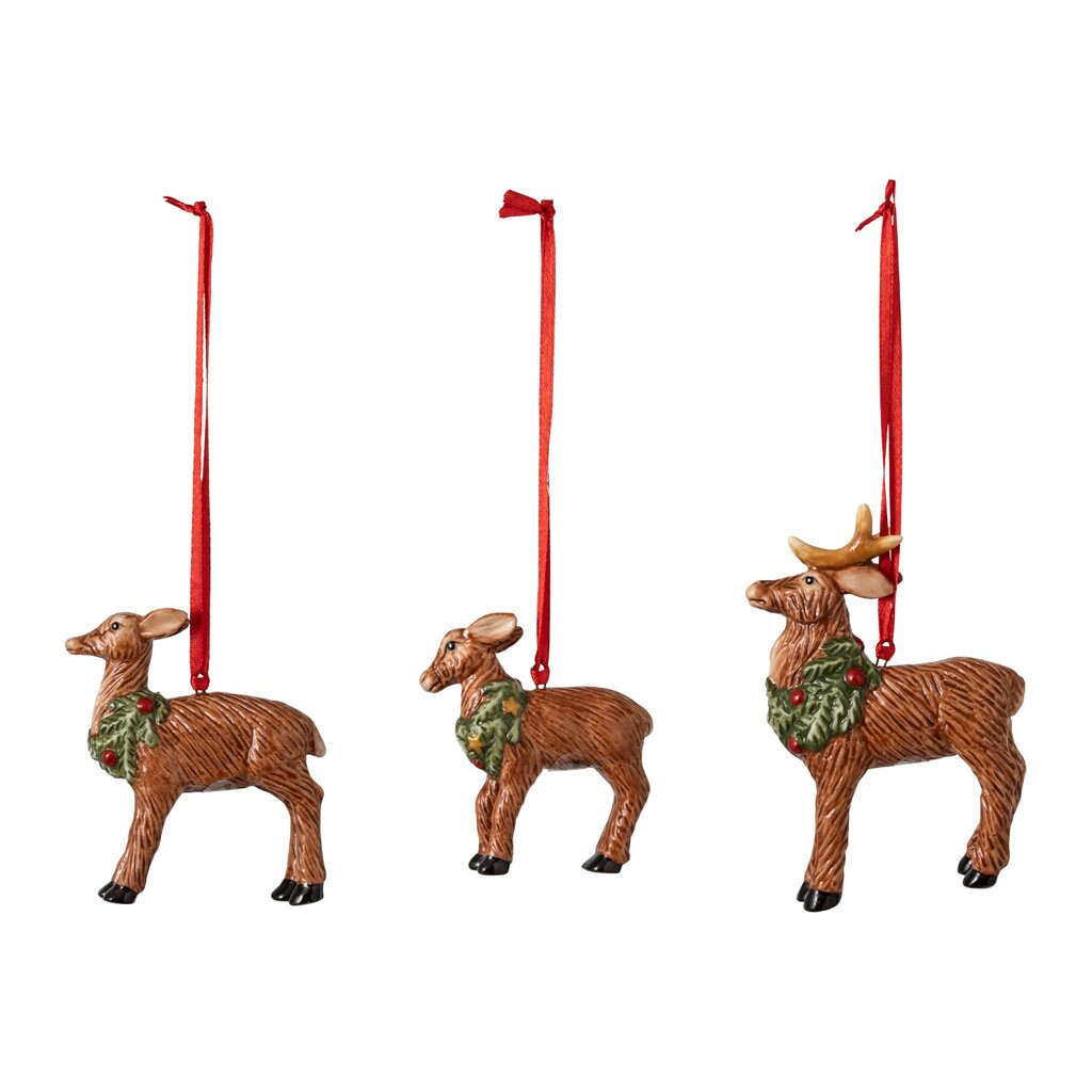 3-tlg. Weihnachtsbaumschmuck-Set Nostalgic Ornaments