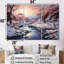 Ensemble de salon Kawaii Winter Landscape Sunrise - Snow Wall Art-107762079-107762083