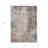 3' X 5' Ivory Blue And Copper Abstract Washable Indoor Outdoor Area Rug