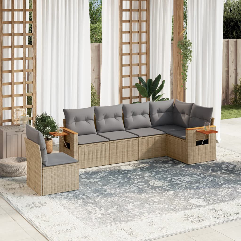 Gartensofa mit Kissen Anajulia