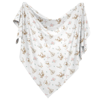 Deer Floral Swaddle