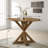 Cross-Buck Base Counter Height Dining Table – Oak Finish-747925551-747925536