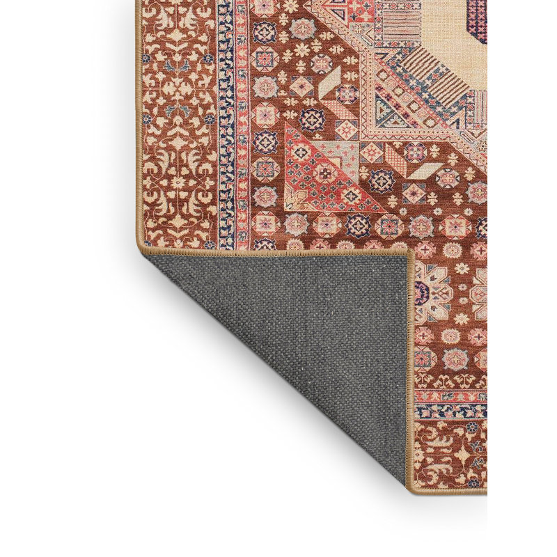 Tapis abstrait à motif abstrait moderne 4012, Rectangle 3 pi x 5 pi