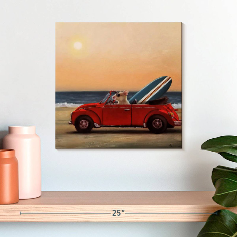 Ketti Beach Bound, 16" H x 16" W