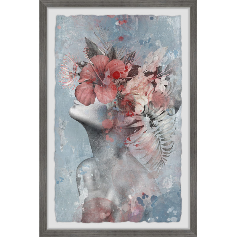 Beauty Never Fades 1 Piece Single Picture Frame Painting, 91cm H x 61cm W