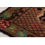 Tapis vintage rose Tulu avec médaillon floral polychromatique - Tapis et kilim