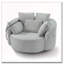 Fauteuil demi-tonneau pivotant à 360 °-425839444