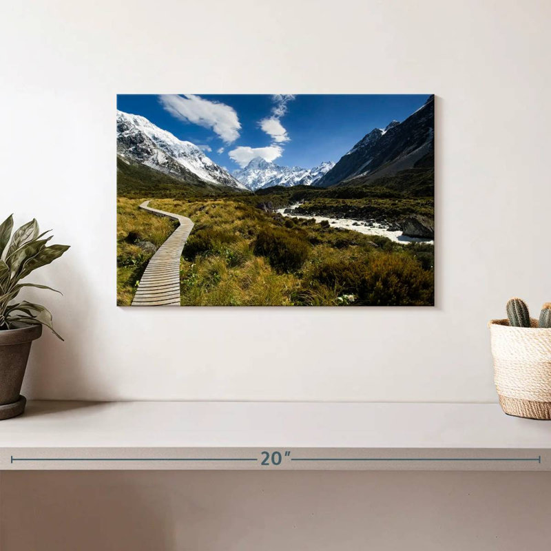Hooker Valley Trail, 8" H x 12" W