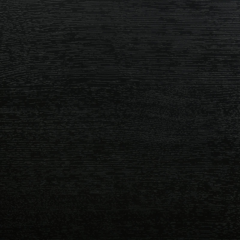 Grand lit à panneau tapissier noir moderne avec tissu gris anthracite, coins arrondis, bas et bois d'hévéa pour chambre à coucher avec placage Mid-Century