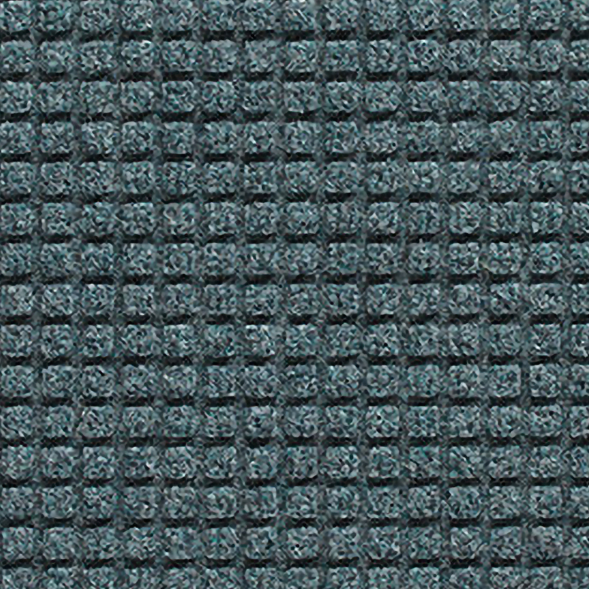 WaterHog Squares Indoor Outdoor Door Mat, Bluestone, Rectangle 1'10" x 5'