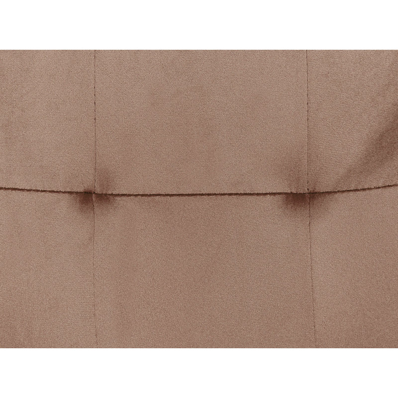 Almasi Tufted Velvet Armchair, Brown