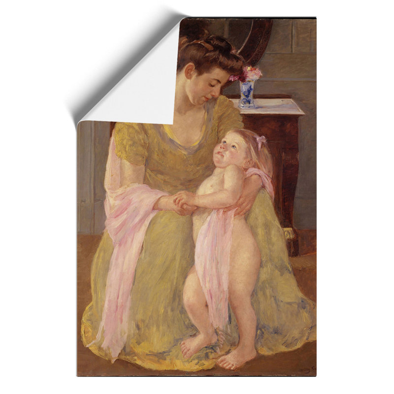 Mother and Child by Mary Cassatt - Frameless Print, 42cm H x 30cm W x 0.1cm D