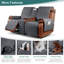 Housses pour causeuse inclinable avec console Kyrstie-506253764