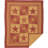 Ninepatch Star Quilted Throw Blanket