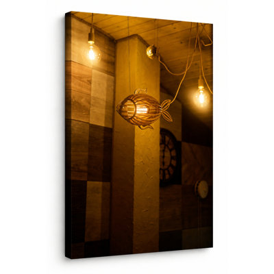 Golden Catch - Fine Art Giclee Print on Gallery Wrapped Canvas