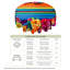Nappe en polyester lavable à la machine Rainbow-1296816518