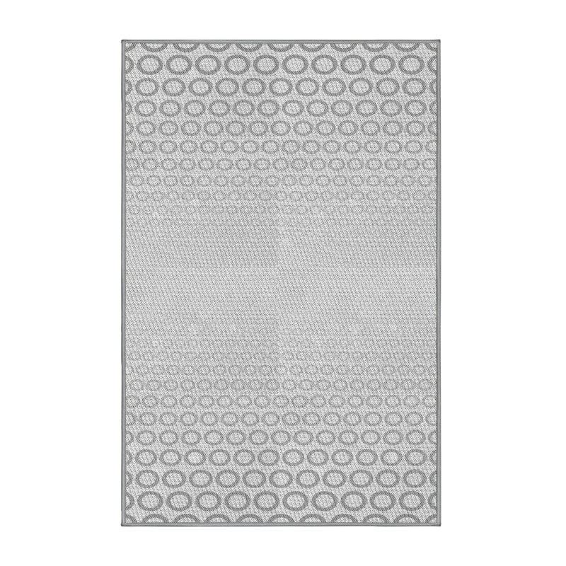 Tapis gris Power Loom, Rectangle 7 pi x 10 pi