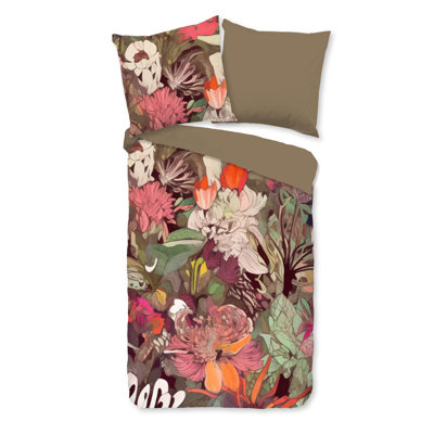 Cotton Abstract Duvet Cover with Pillowcases