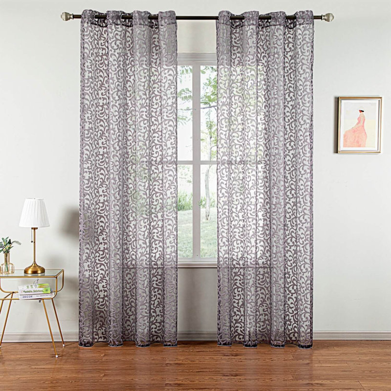 Arshia Sheer Curtains / Drapes Single Panel