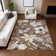 Machine Washable Indoor/Outdoor London ACN2260 Floral Rug