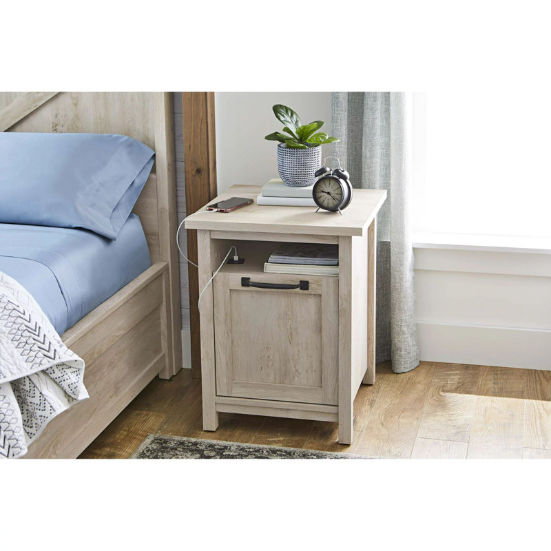 Ansilme 20.63'' W Solid Wood Nightstand