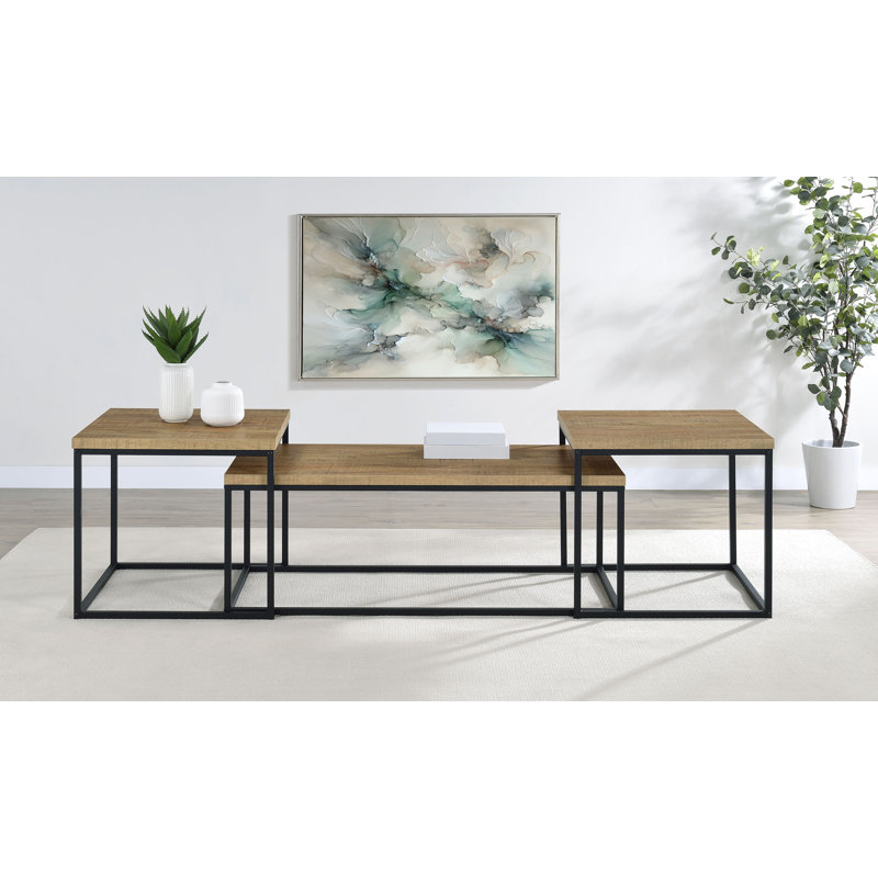 Ensemble de tables basses 3 pièces Straden