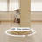 Beige Modern Solid wood Rotating Bookshelf