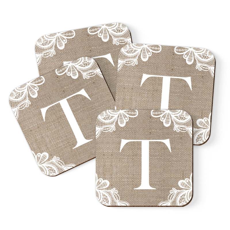 Sous-verres Café à monogramme, T