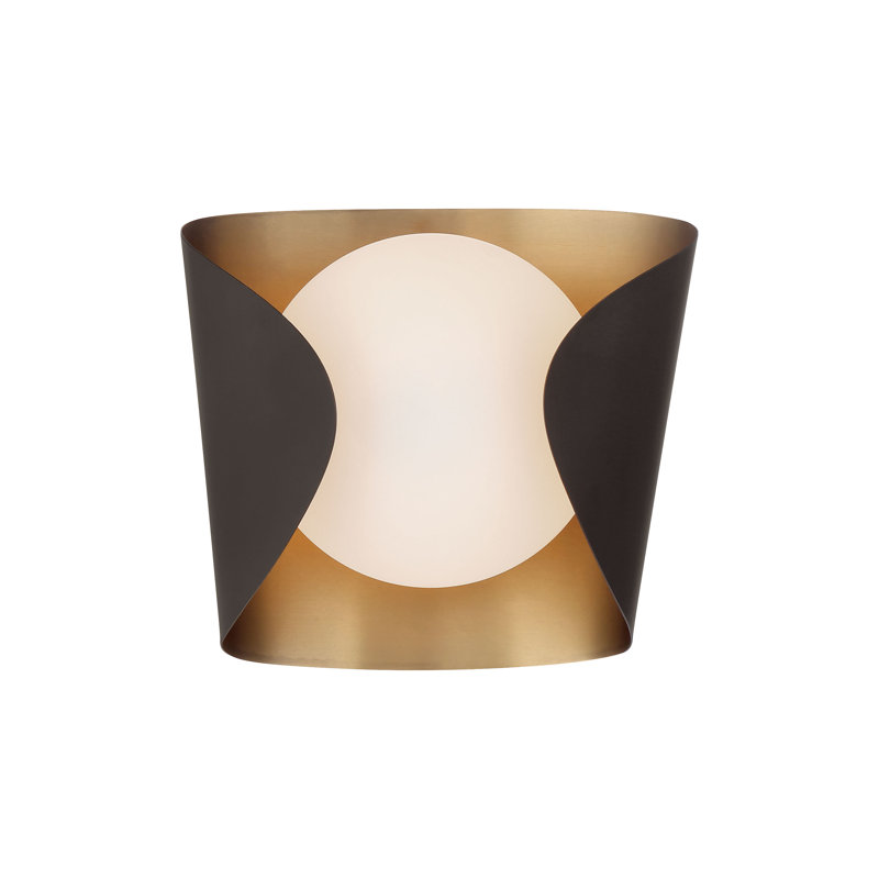 Meuble-lavabo 1 lumière Flare 8,5 pouces, Bronze