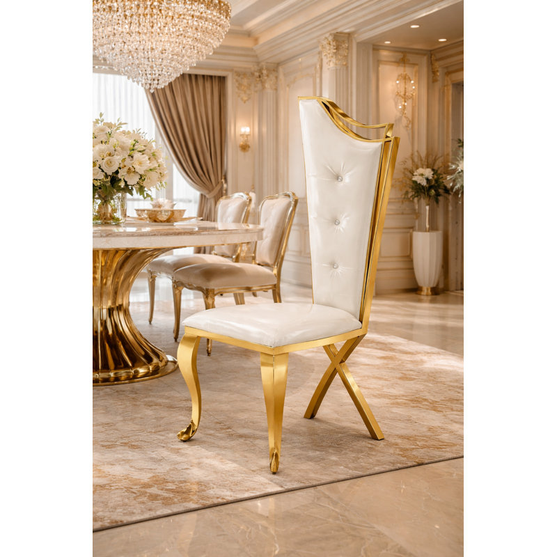 Infinity Cream Velvet Accent Chair, Cream Cotton, 2