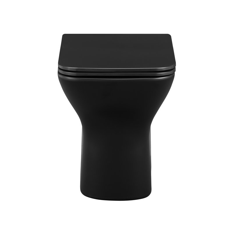 Cuvette de toilette Carre Back-To-Wall Carre, Noir mat