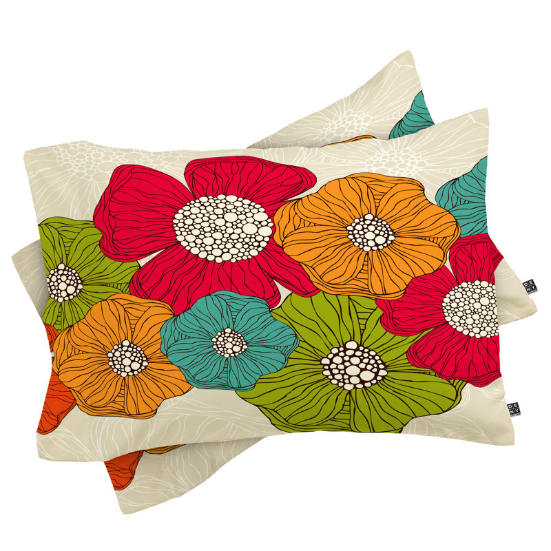 Taie d'oreiller Fleurs, Standard