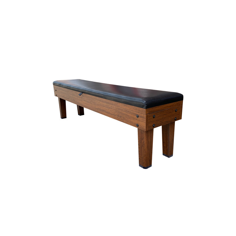 Banc de rangement Rack Tuscany de 6 pieds, Brun