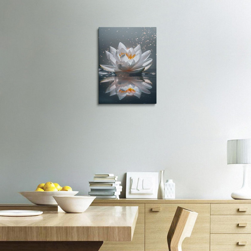 Art mural zen sur toile méditation zen 24 po x 32 po