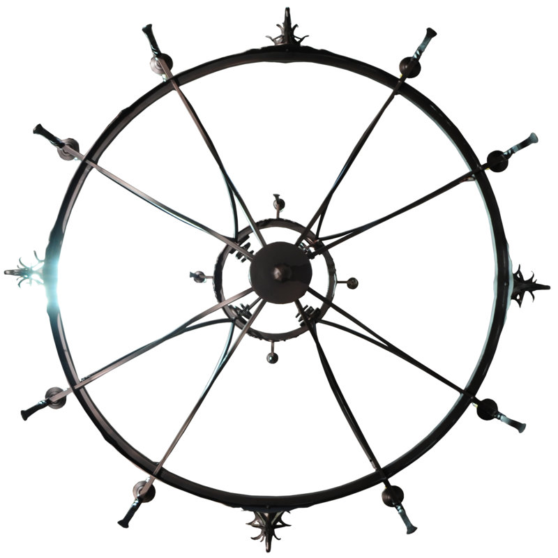 Rustic Lodge 12 - Light Chandelier