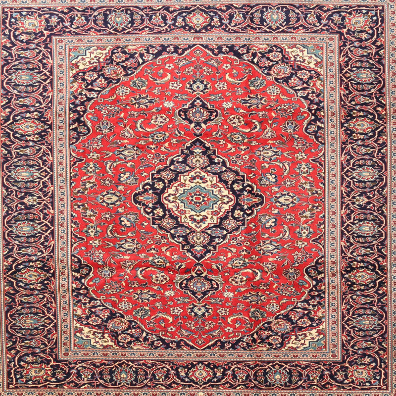Tapis rouge Charly, Carré 7 pi