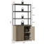 Bibliothèque à 5 niveaux avec tablettes réglables H 70,8 po x l 34,6 po Cesiro-701947769-685519841