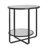 Brendis Mirrored Glass Top End Table