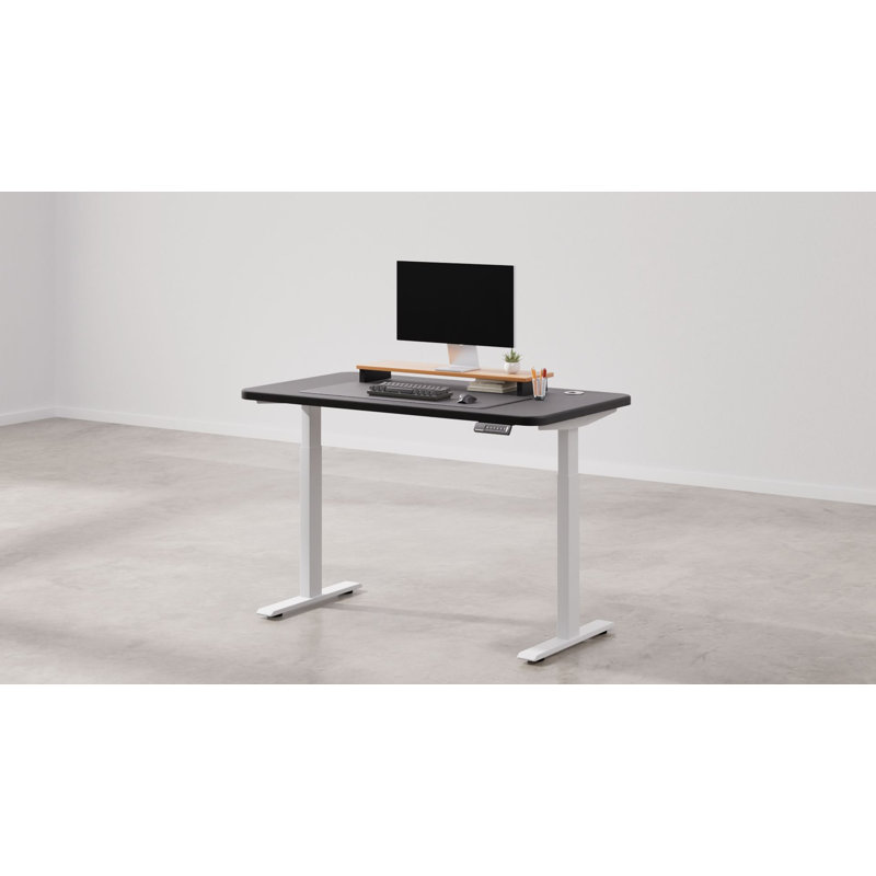Bureau debout à hauteur ajustable Home Core, Noir / blanc