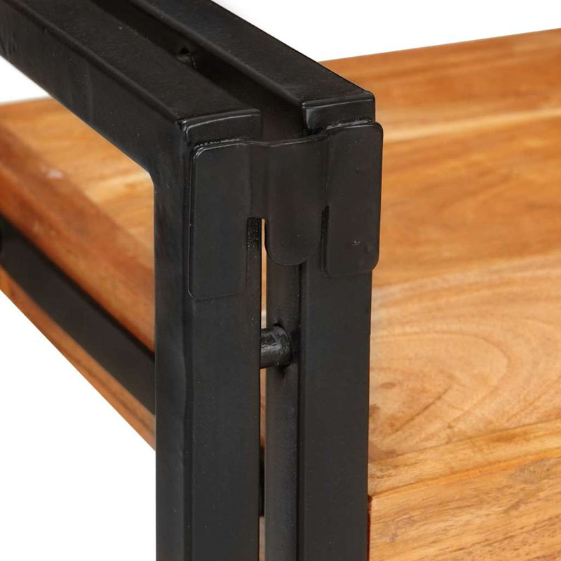 38cm W Solid Wood Bedside Table