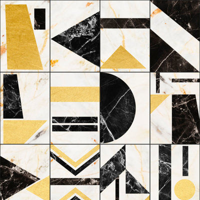 Manhattan Geometric Wallpaper Roll