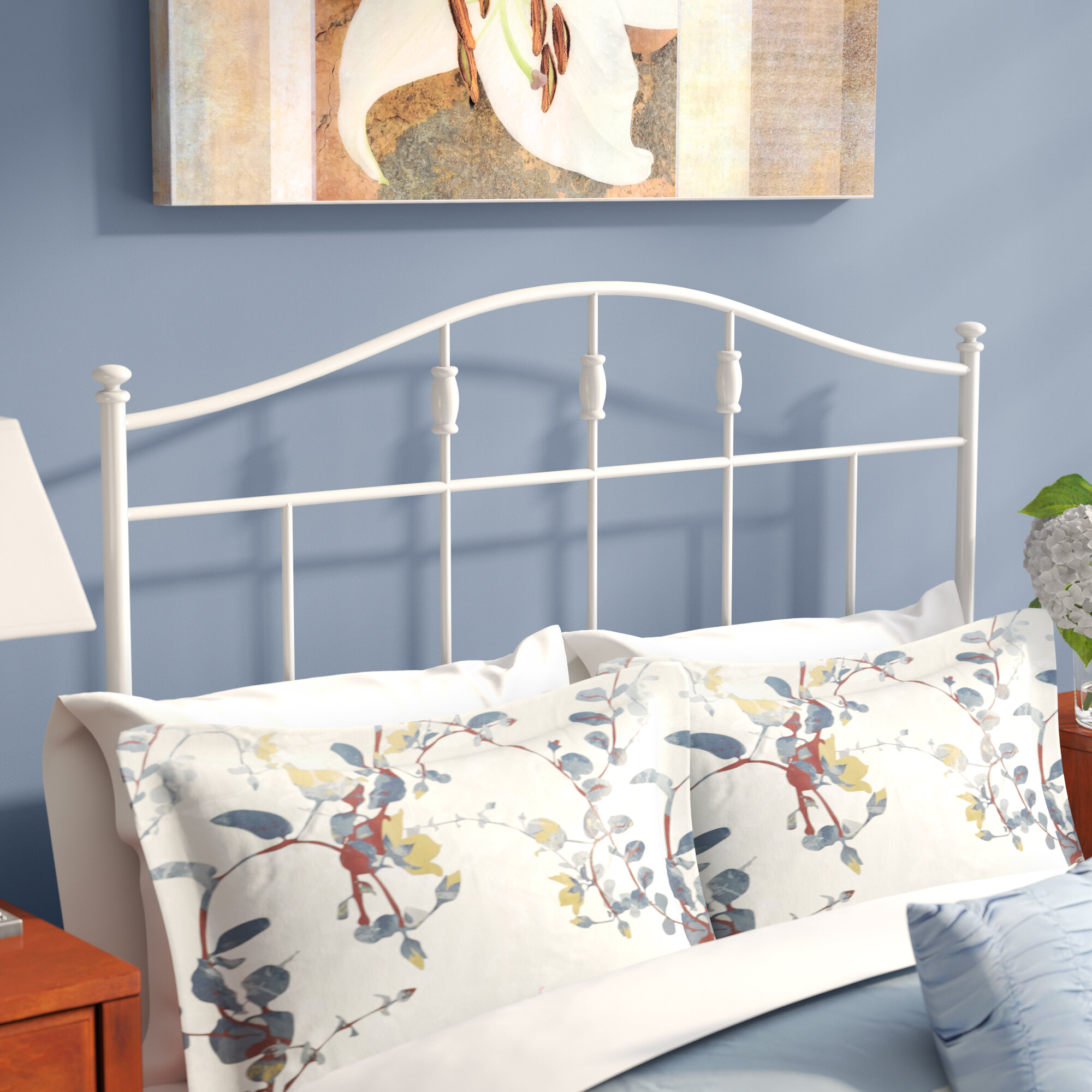 White metal deals headboards queen